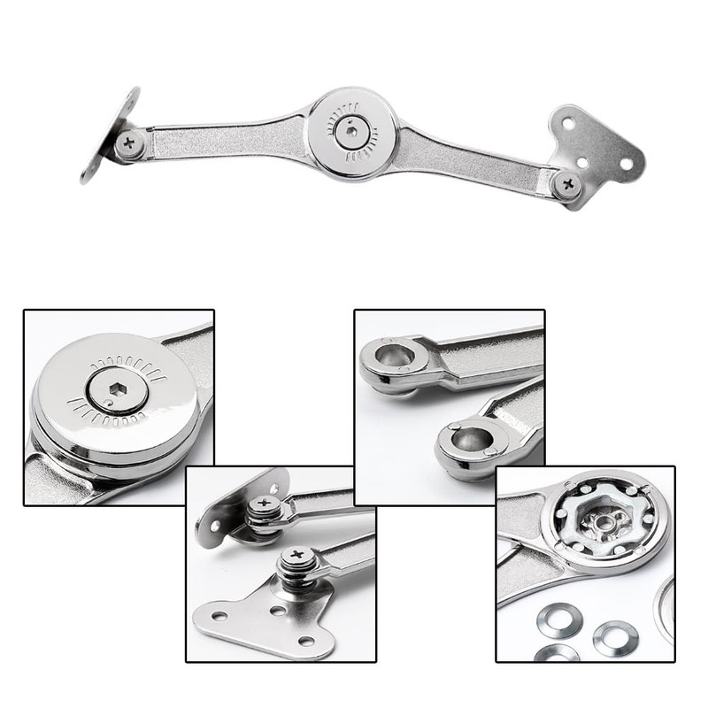 2 Pack Lid Support Hinge, Heavy Duty Support Buffer Hinge
