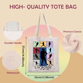 Lacrosse Tote Bag Lacrosse Lover Gift Lacrosse Mom Gift Lacrosse training Gift Lacrosse Team Gift Lacrosse Shopping Bag (Lacrosse Era Tote Bag 1)
