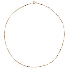 Honeycat Confetti Chain Choker-Necklace in 18k Gold Plate, 18k Rose Gold Plate, Rhodium Plate | Minimalist, Delicate Jewelry (Rose Gold)