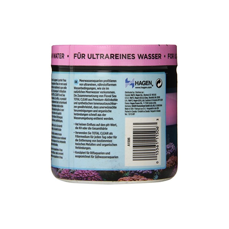 Fluval Sea Total Clear Acondicionador Para Acuarios Marines, 175g
