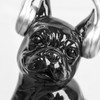Large French Bulldog Silver Headphones Ornament Sculpture Statue Gift Frenchie