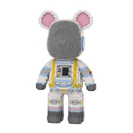 DAHONPA Animal Astronaut Bear Micro Building Blocks for Adults (5100 PCS), Bear Bricks Set Creative Home & Office Decor, Collectible Display Model Gift for Adults and Kids