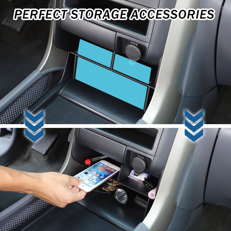 HIRUFAIT Center Console Organizer Dividers for Honda Pilot 2003 2004