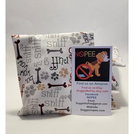 NoPee Pet Marking Prevention - Indoor - Permanent- Effective - Dog/Cat Pee Prevention Bags - Anti Marking Bags - Puppy Training Bags for Dogs - Housebreaking Aid for Dogs/Cats