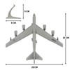 HANGOU 1/200 B-52 Model Fighter Jet Plane Model Alloy Diecast