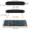 CGBE Nail Arm Rest, Soft PU Leather Arm Rest For