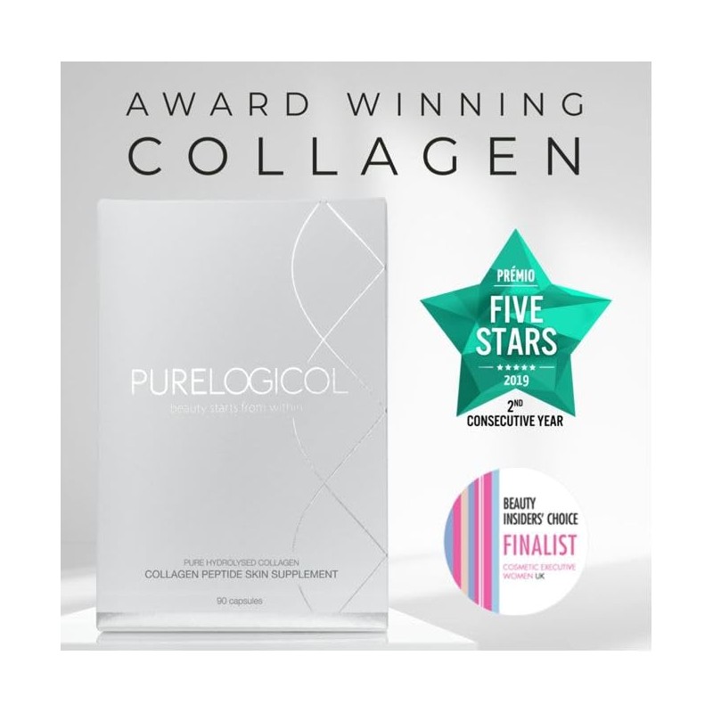 Collagen Tablets, Best Hydrolysed Protein Peptide Skin Supplement - 90