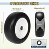 11x4.00-5 Lawn Mower Tires Flat Free, Zero Turn Mower Front