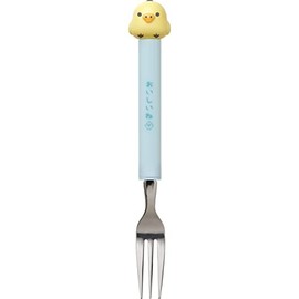 Rilakkuma Kitchen Zakka Fork with Mascot, Kiiroitori KA16103