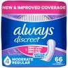 Always Discreet Almohadillas de incontinencia moderadas, hasta 100% protección sin