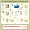 Maymom MyFit 20mm Breast Pump Covers Compatible with Medela Breast