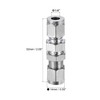 sourcing map Compression Tube Fitting 1/4" Tube OD x 1/4"