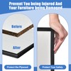 Rubber Edge Trim, 1-1/2 inches Self-Adhesive U Channel Edge Protector