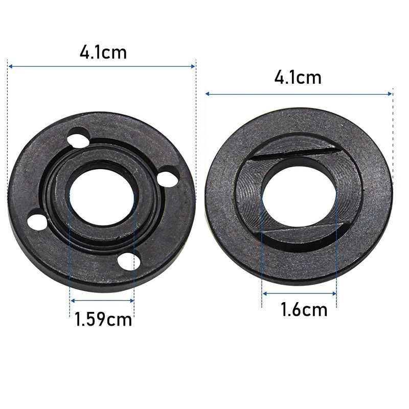 Totowood 7PCS Grinder Flange Angle Wrench Spanner Metal Lock Nut，1PCS