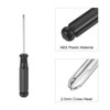 sourcing map Mini Phillips Screwdriver, 2.0mm Cross Head with Black