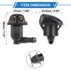 VekAuto 2 Pcs Windshield Washer Nozzles Compatible for Mazda 5