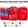 SurviveX Large First Aid Kit for Car, Travel & Home