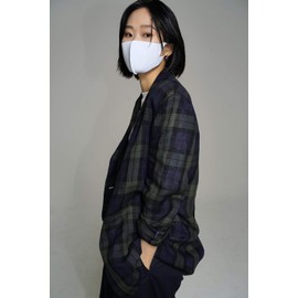 LOOKA | Protective Fashion Summer Face Mask | Washable and Reusable | Comfortable | REFRESH WHITE (Large)