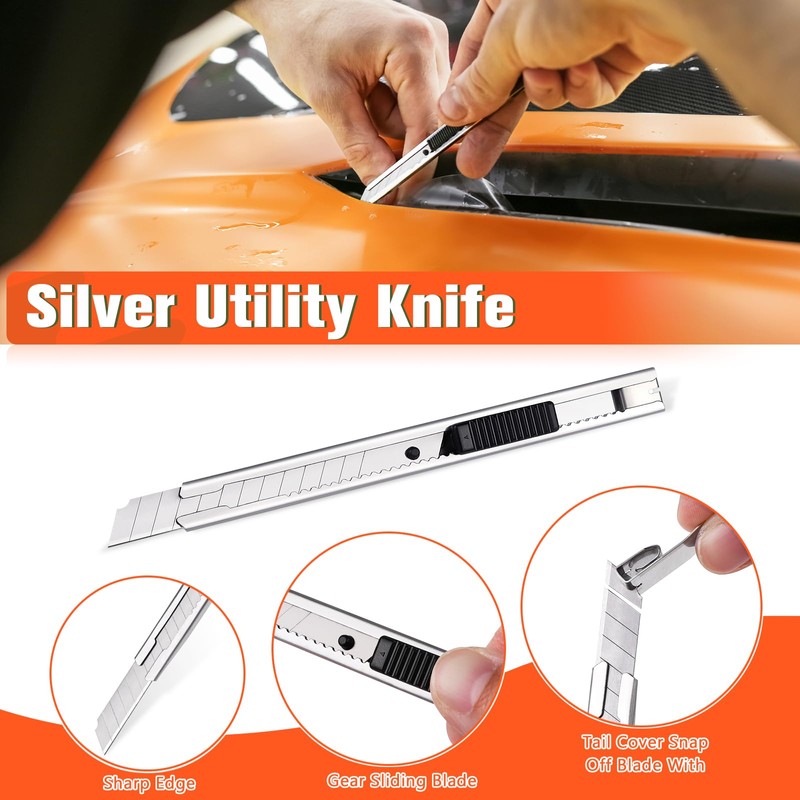 WRAPXPERT Vinyl Wraps Tools Tint 6 Pcs Car Window Tint