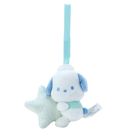 Sanrio Baby 768863 Merry Mascot, Pochacco, Educational Toy, Pochacco, 2.4 x 3.1 x 3.1 inches (6 x 8 x 8 cm), Sanrio Baby Merry Character