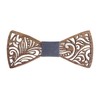 Cyriacus Wooden Bow Tie Set, Includes Papillon and Cufflinks, Square
