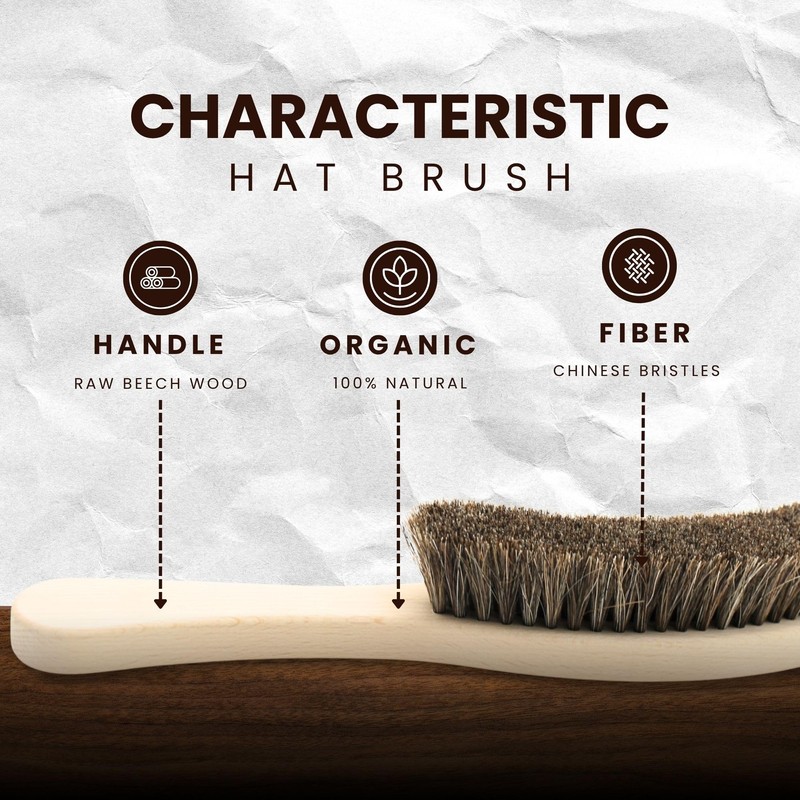 DOJA Barcelona Hat Brush - Pack of 2 | Versatile