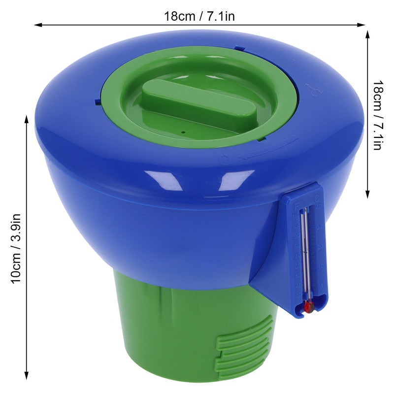 Automatic Pool Dosing Device with Thermometer Pool Chemical Dispenser Cleaning