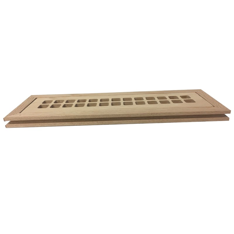 2 Inch x 12 Inch Red Oak Hardwood Vent Floor
