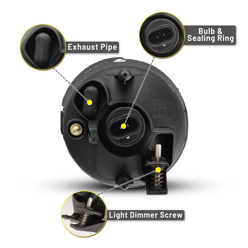 Lámpara de luces antiniebla compatible con Nissan Titan 2004-2015 para