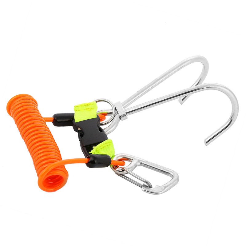 KEEP DIVING Stainless Steel Reef Hook Diving Safety Accessories (Orange)