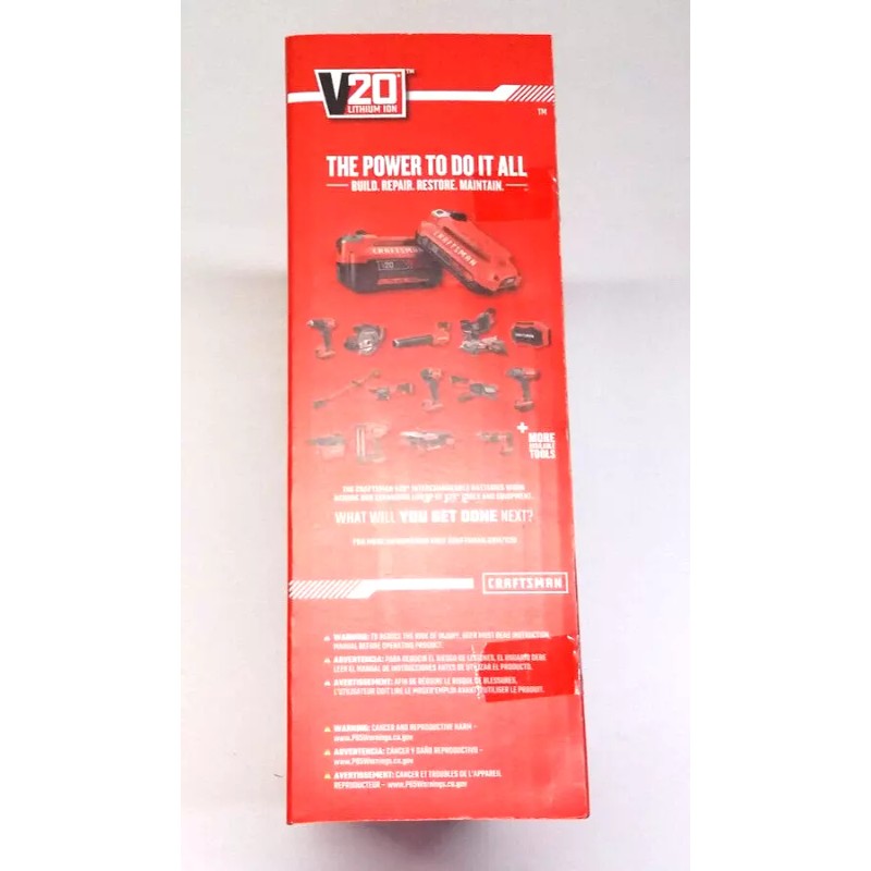 CRAFTSMAN V20 20-volt Max 1/2-in Cordless Drill Battery and Charger