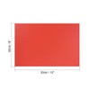 sourcing map Corrugated Plastic Sheets,3mm Red Blank Yard Lawn Signs,8
