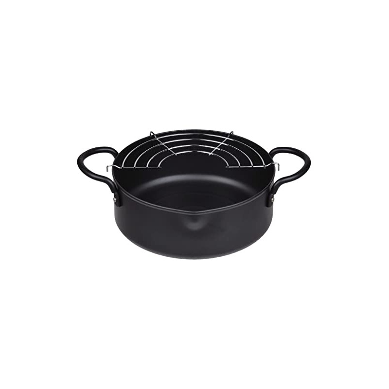 Pearl Metal HB-6152 Tempura Pot, 7.9 inches (20 cm), Both