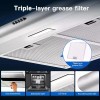 30-Inch Stainless Steel Under-Cabinet Range Hood 250 CFM Kitchen Stove