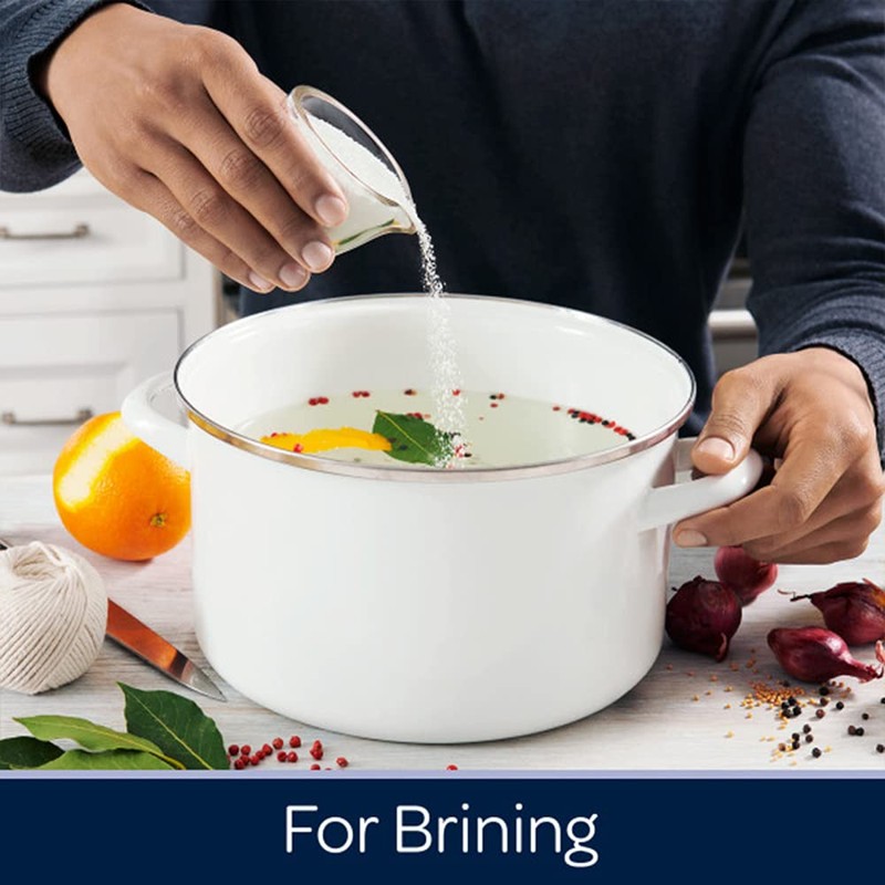 Morton Kosher Salt, Coarse (16 oz), 6-Pack,Ideal for Cooking &