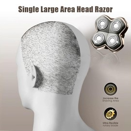 Shaver Replacement Heads Compatible with Skull Head Shaver, Replacement Blade for Pitbull, Butter flykiss pro & Palm for Bald Men 2 Pack