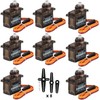 Adeept AD002 8 Pcs 90S 9G Micro Servo Motor, Metal