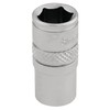 Draper 16513 1/4" Square Drive Micro Satin Chrome Metric Socket,