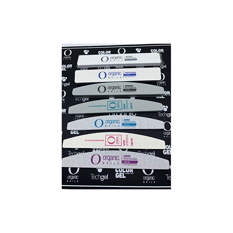 NAIL FILE ORGANIC NAILS 7 PC SET