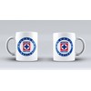 Taza sublimada personalizada Cruz Azul equipo futbol coleccionable 11 onzas