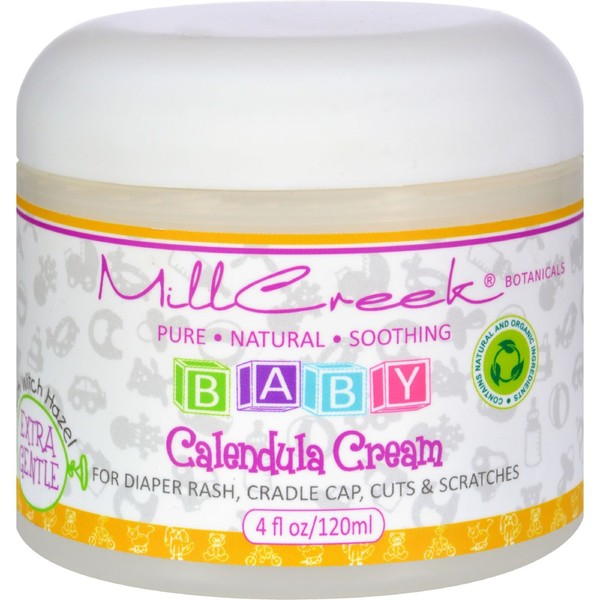 Mill Creek Baby Calendula Cream with Witch Hazel - 4 fl. oz./120 ml