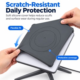 Silicone Protective Cover for Starlink Mini – Gray Waterproof Anti-Scratch Case for Outdoor Use, Storage and Everyday Protection