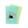 Sunstar Stationery S2174154 Moomin Clear File, 5 Pockets, Summer, 2025