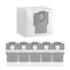 roborock Disposable Dust Bag S8 Pro Ultra / S8+ / S7 Max Ultra / S7MaxV Ultra / Q5+ / Q7+ / Q7 Max+ Robot Vacuum & Auto-Empty Dock Pure, 6 Pcs