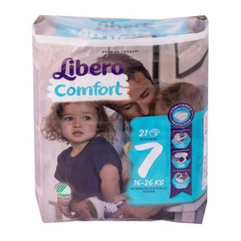 Libero Comfort, Size 7 Nappies, Pack of 21