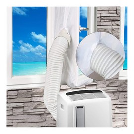 TheStriven 300 cm Window Seal for Mobile Air Conditioners Exhaust Air Tumble Dryer Hot Air Stop for Attaching to Windows Suitable for Any Air Conditioner and All Hose Sizes No Drilling Holes Required