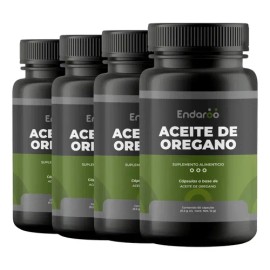 Aceite de Orégano ENDAROO 240 Cápsulas Pack 4 Frascos Sin Sabor Herbal                                                                                