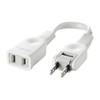 Sanwa Supply TAP-EX21001 Power Extension Cord 0.3 ft (0.1 m),