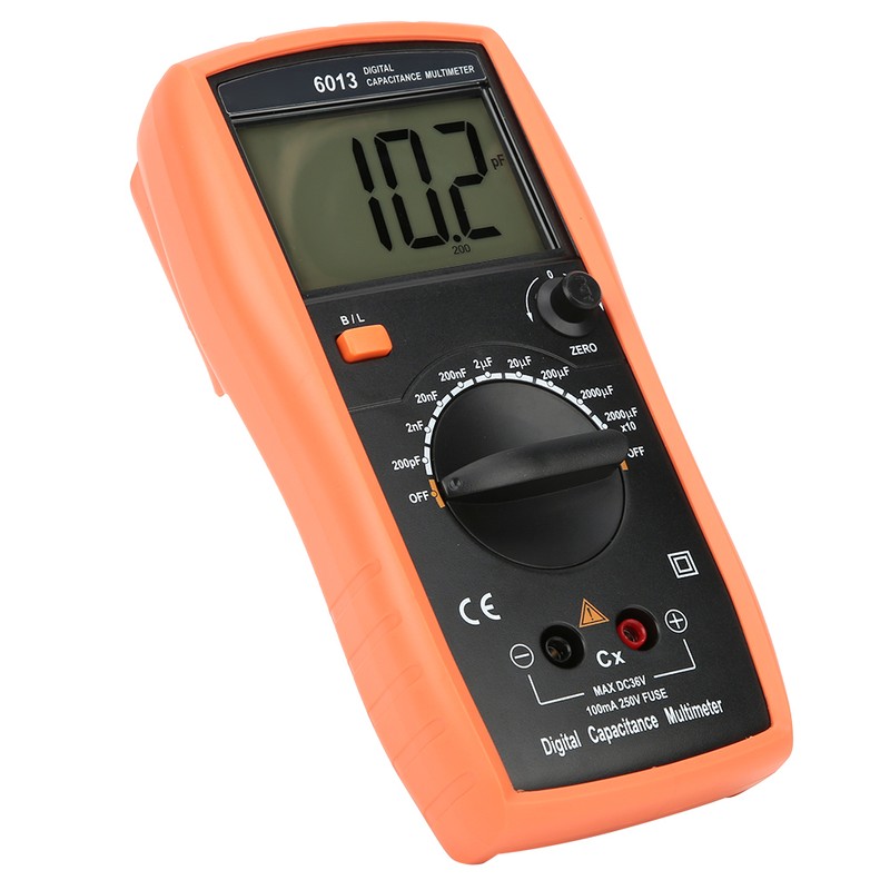 6013 Digital Multimeter Capacitance 20000uF Meter Manual Range Capacitance Tester