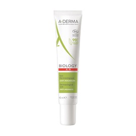 ADERMA, Biology Crema Anti Rojeces con Ingredientes Naturales, Para Piel con Tendencia a la Rosácea, 40ml